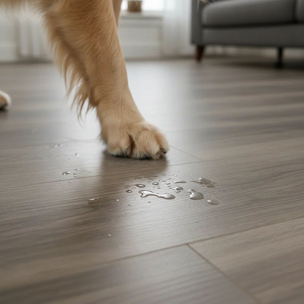 Durable, easy-to-clean flooring ideal for homes with pets