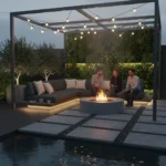 Elevate Your Home: Top Outdoor Living Designs for 2026 Modern outdoor living area with fire pit and comfortable seating