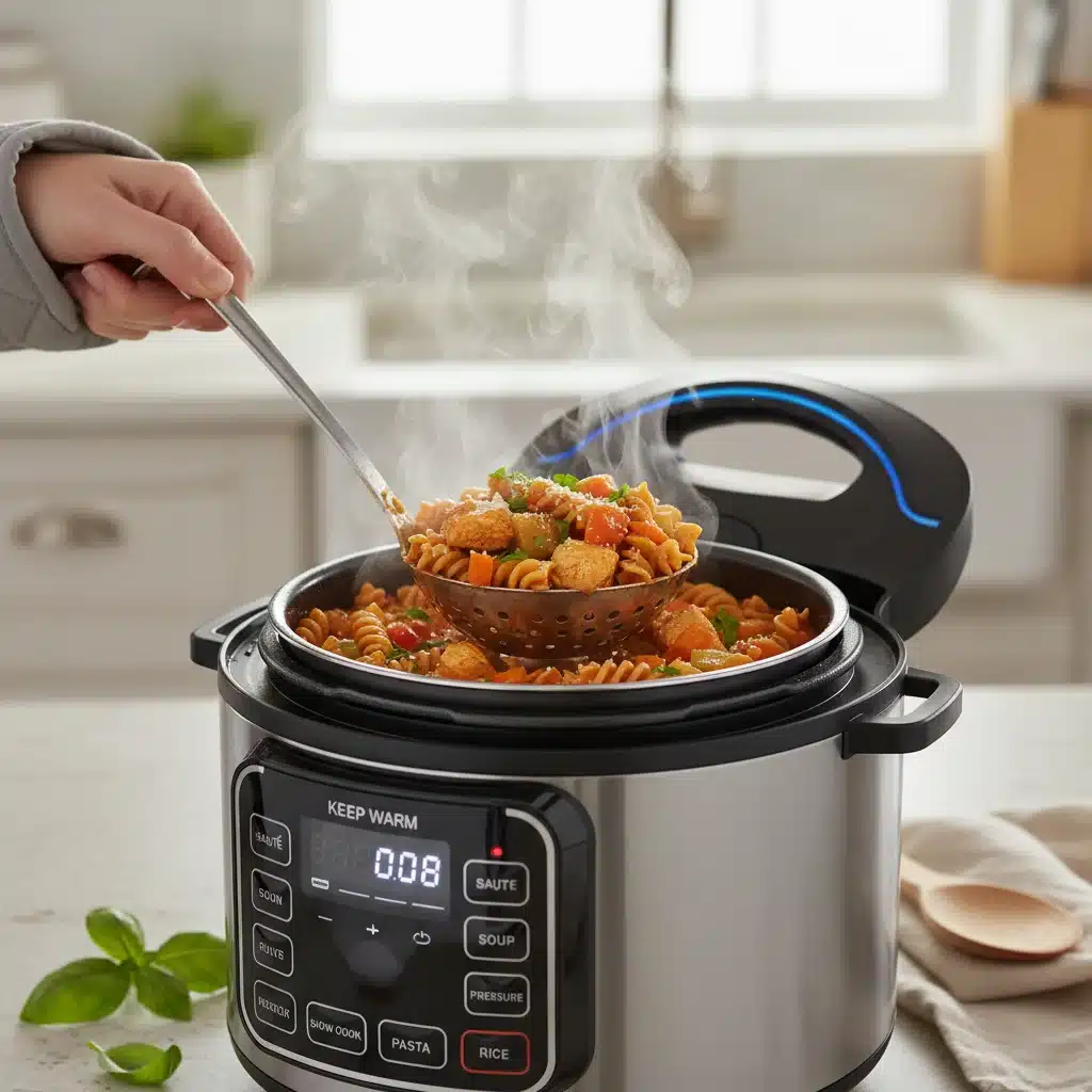 Delicious meal prepared in a multi-cooker, emphasizing ease and speed