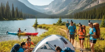 Diverse group enjoying summer outdoor activities with best-selling gear