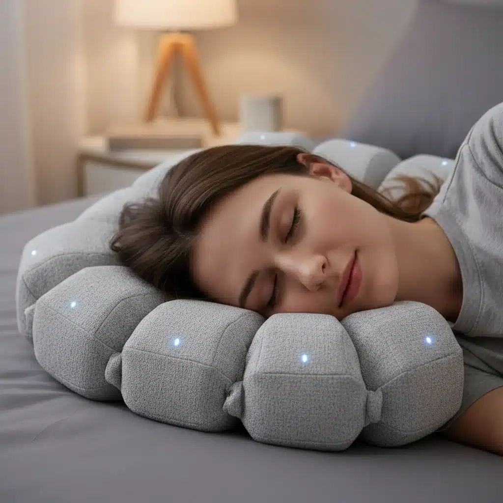Adaptive smart pillow conforming to neck and head for perfect support