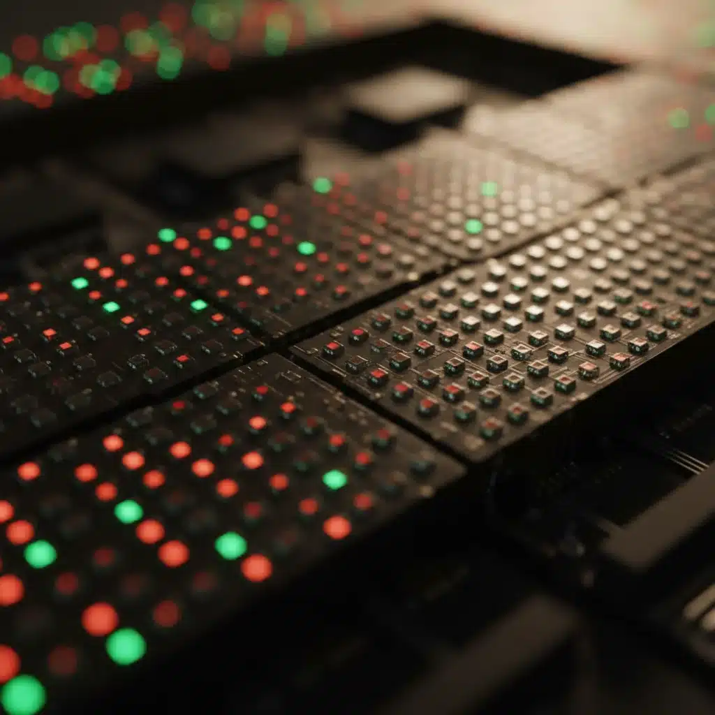 Close-up of a MicroLED display showcasing individual, self-emissive pixels and modular construction for superior brightness.